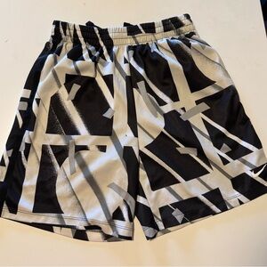 Nike kids Black and Gray Graphic Shorts